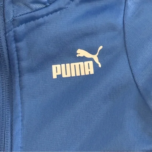 Puma Baby Boy Blue Black and White Two Piece Track Suit Set Like New - Picture 4 of 13